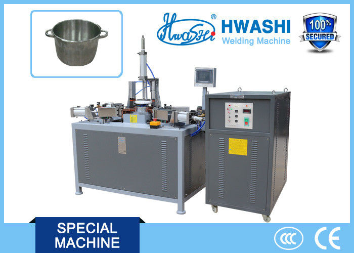 آلة لحام إسقاط من الفولاذ المقاوم للصدأ بقدرة 15 كيلو فولت أمبير وتخزين طاقة 8000 جول وضغط 1500 كجم لمقابض أوعية الحساء