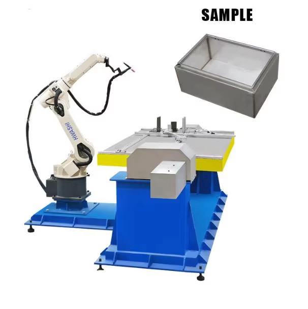 Hwashi Industrial MIG Welding Robots Beam Welding Robot لإطار رف التخزين