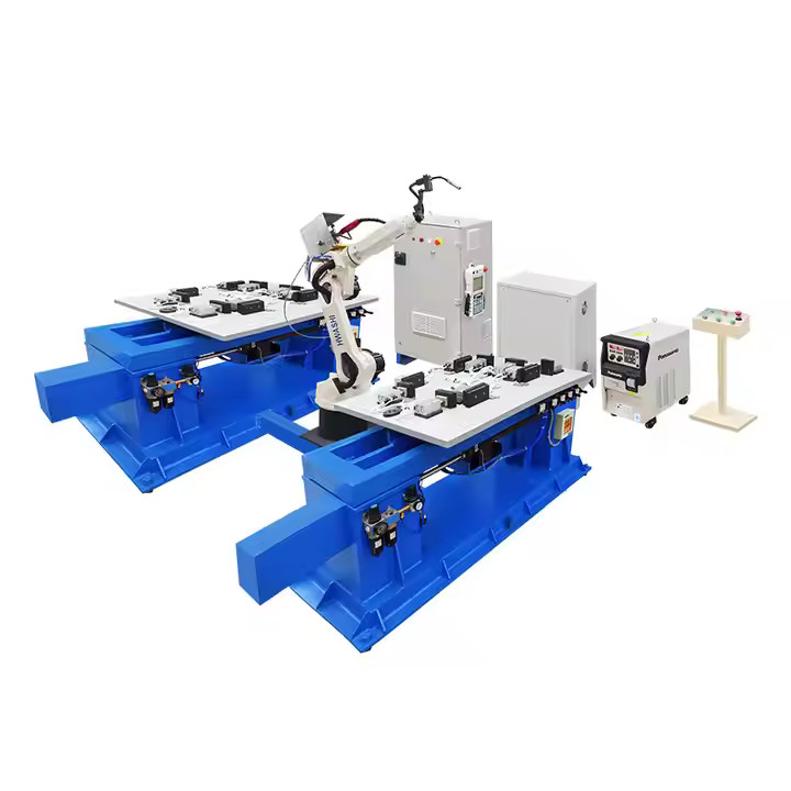 Hwashi Industrial MIG Welding Robots Beam Welding Robot لإطار رف التخزين
