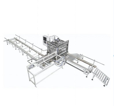 خط إنتاج أوتوماتيكي لـ IBC Grid Cage Frame ، خط آلة اختبار تسرب خزان IBC الكامل الأوتوماتيكي