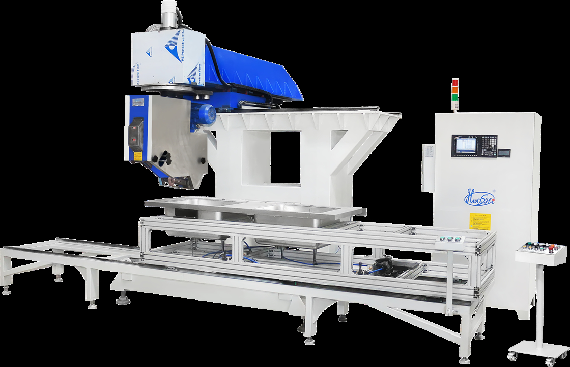 Hwashi CNC مطبخ الفولاذ المقاوم للصدأ غسالة صناعة الصحن,,آلة لحام خياطة تلقائية للغسالة المطبخية الإيطالية