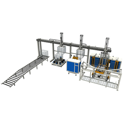 IBC Grid IBC Cage Frame الفولاذ المقاوم للصدأ أنبوبي شبكة الإطار التلقائي آلة لحام