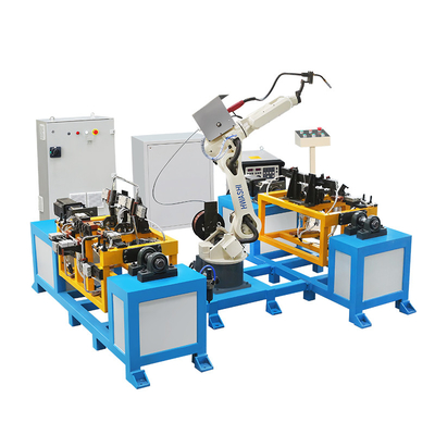 Hwashi MIG Welding Robot ستة محاور لإطار كرسي من الفولاذ المقاوم للصدأ