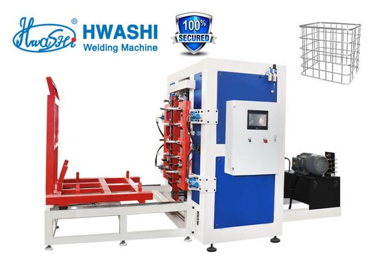 Hwashi IBC الصفحة المعدنية الشبكة المعدنية آلة تشبيك PLC التحكم IBC آلة لحام خزان