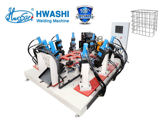 آلة تصنيع الفتحات الأوتوماتيكية ذات الإطار الأوتوماتيكي Hwashi IBC Cage خط الإنتاج الأوتوماتيكي