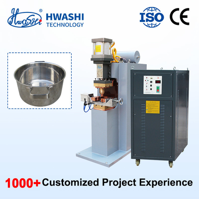 Hwashi Advanced Technology Spot Spot Machine لإنتاج أدوات الطهي الفولاذ المقاوم للصدأ