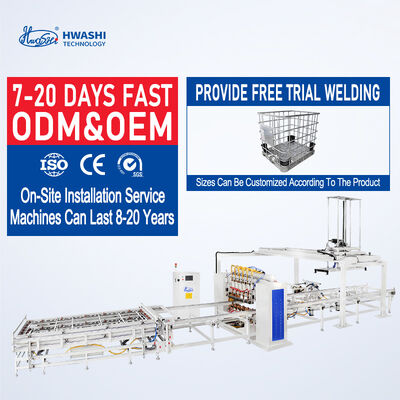 آلة لحام الشبكات السلكية مع مصدر طاقة MF DC ثلاثي الطور، عرض اللحام الفعال 1200 مم وطول 3000 مم