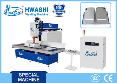 Hwashi CNC المتداول التلقائي آلة لحام التماس للستانلس ستيل بالوعة المطبخ السلطانية