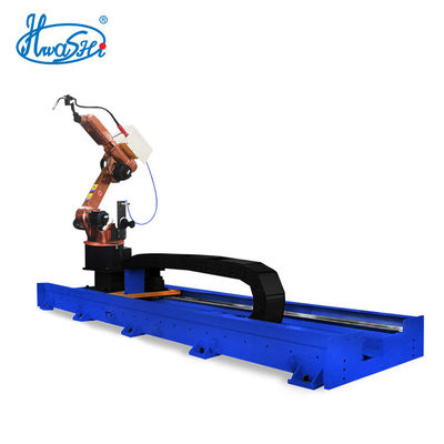 HWASHI 6 Axis MIG / TIG / Laser Arc Welding Robot مع Slideway / السكك الحديدية