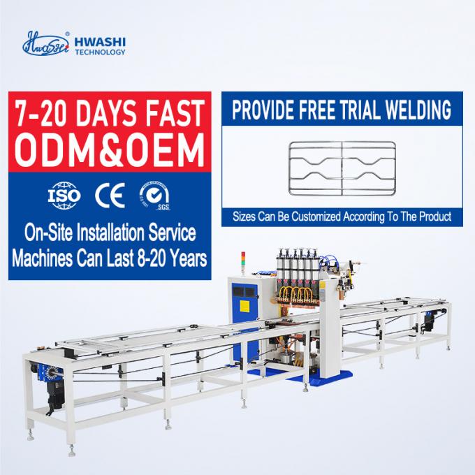 آلة لحام الشبكة التلقائية CNC Rebar Mesh الشبكة السلكية صنع نقطة لحام معدات الإنتاج الصناعي القفص الشبكة السلكية المطاومة 0